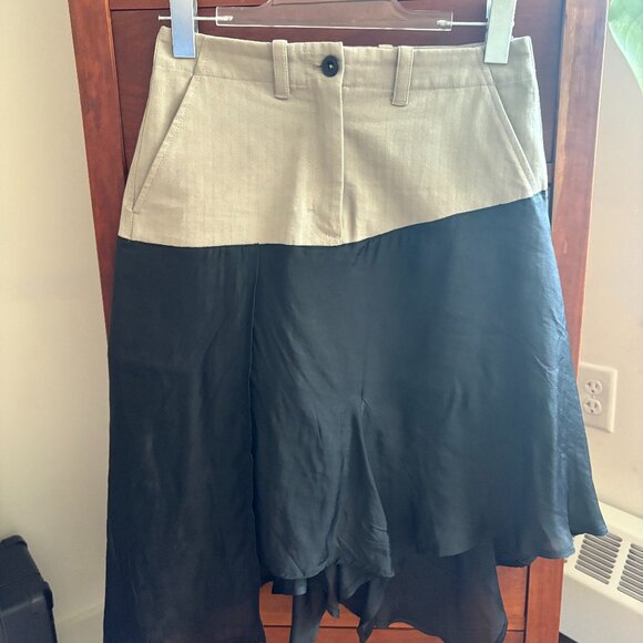Our Legacy asymmetrical skirt silk and twill - Picture 1 of 3